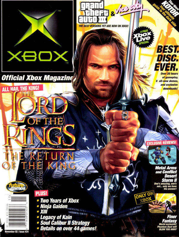 Official Xbox Magazine Issue 24 (November 2003) cover